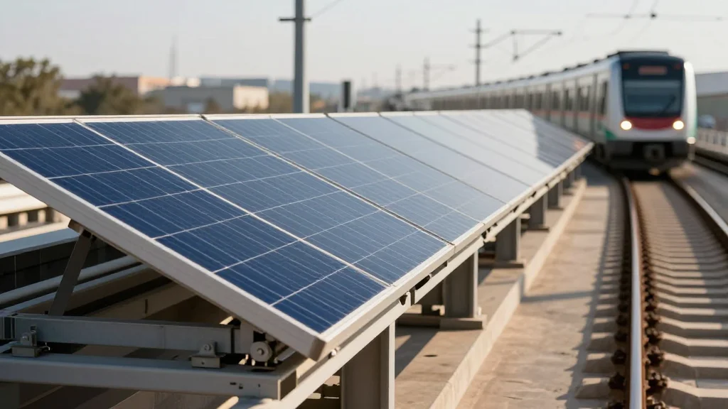 Nagpur Metro Installs India’s First Solar Panels Between Tracks at Hingna Depot