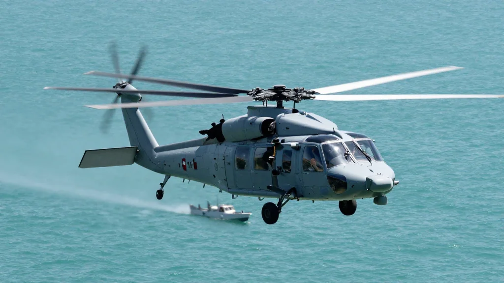 MH-60S Sea Hawks and AH-64 Apaches Destroy Six Iranian Boats