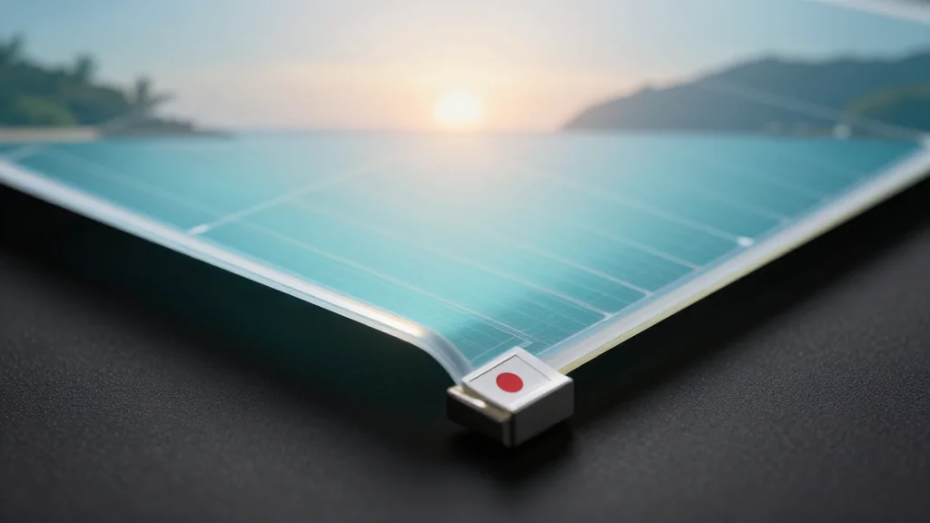 Japan to Offer Support for Exports of Flexible Perovskite Solar Cells