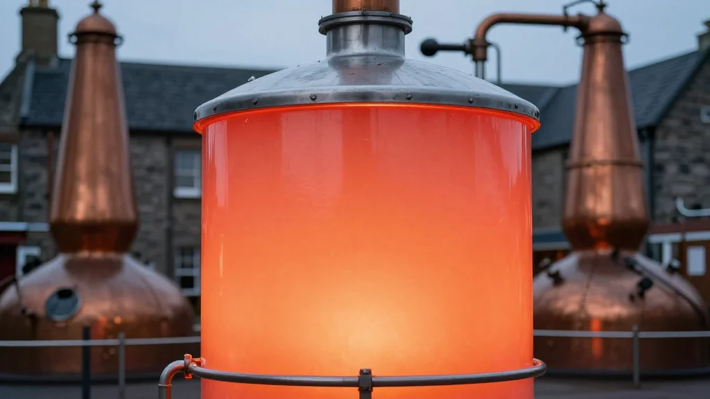 Whisky Distillery Uses Stored Green Power for 1200°C Steam