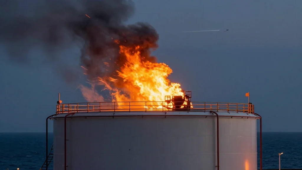 Ukrainian Strikes Hit Two Major Russian Oil Ports