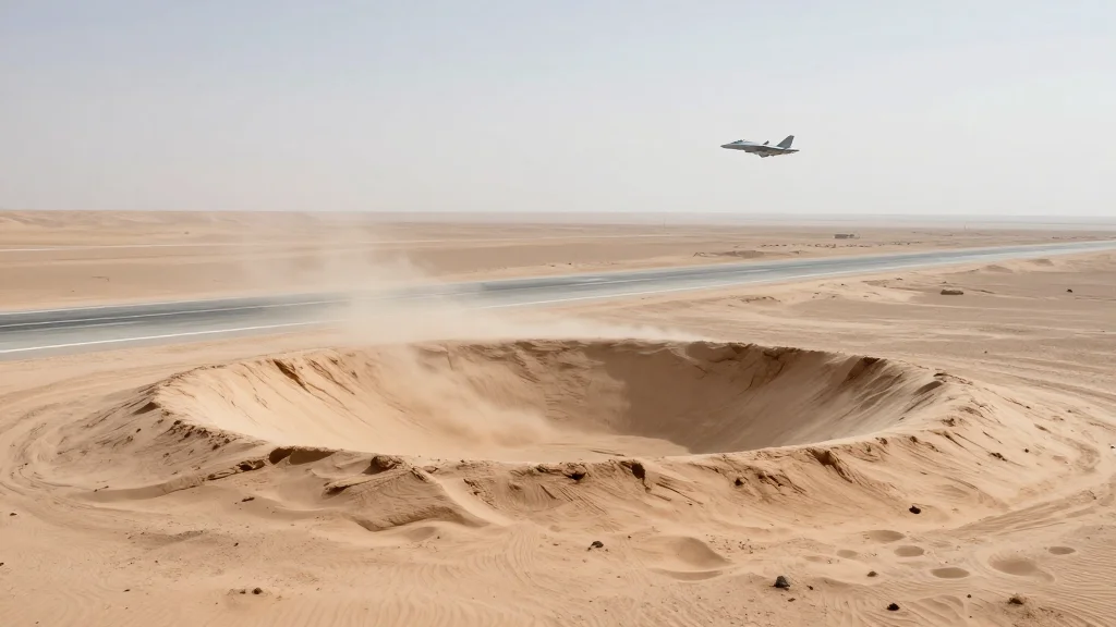 Iran’s Underground Air Force Base Had Been Hit Earlier in the War