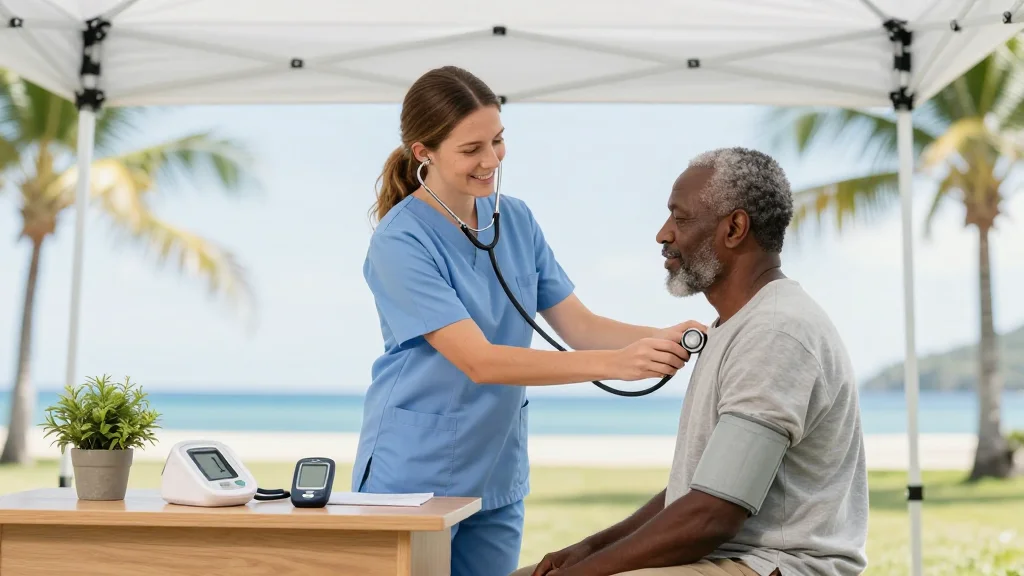 Pop‑up Health Fair Brings Free Stress Screenings to Soufrière, Saint Lucia