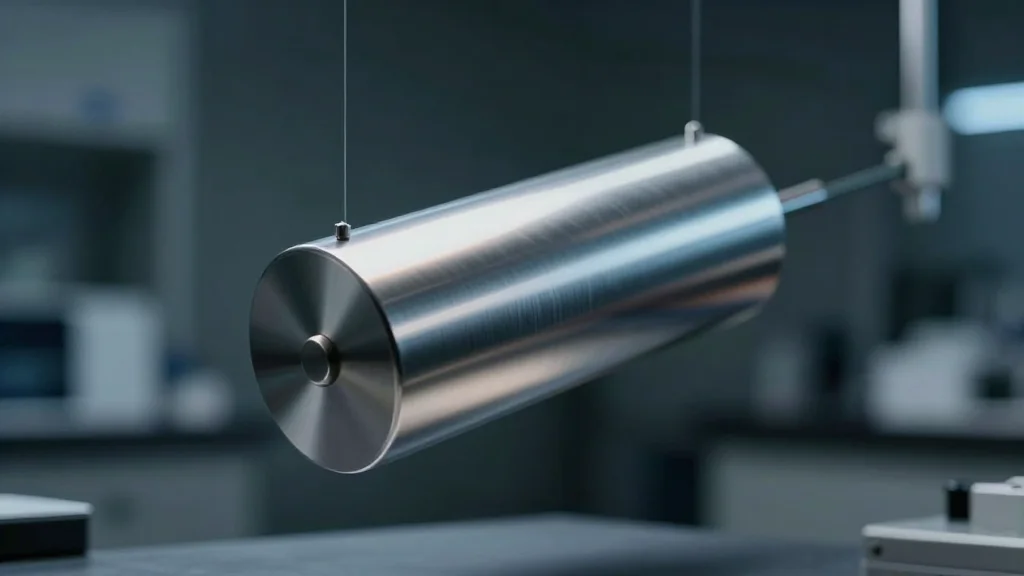 A Macroscopic Magnet Precesses