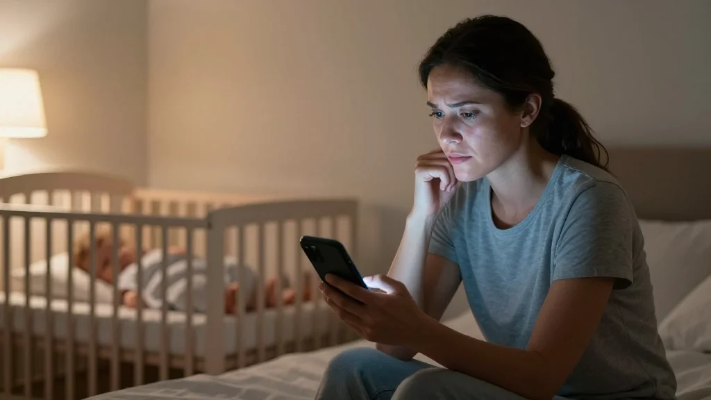 Study Finds Late‑Night Parenting Reels Boost Anxiety in UK Mothers
