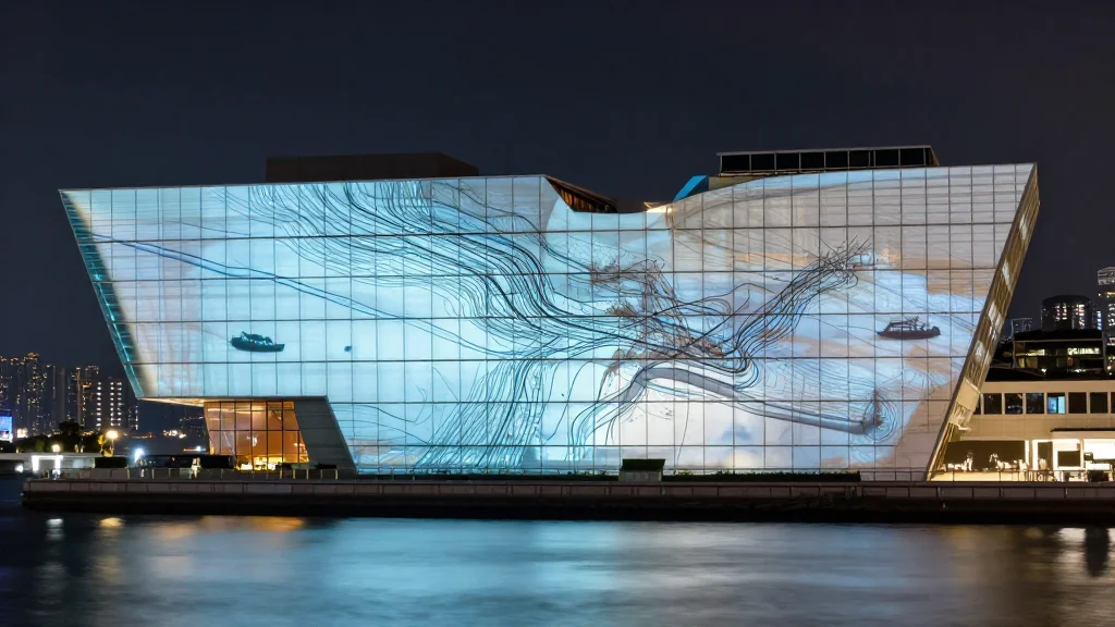 Shahzia Sikander Projects ‘3 to 12 Nautical Miles’ on Hong Kong’s M+ Facade