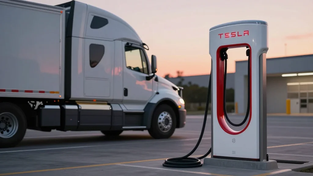 Tesla Launches Basecharger for Semi, Reveals $188,000 Megacharger