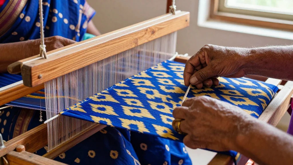 In Bangladesh, the Art of Tangail Sari Weaving Hangs by a Thread