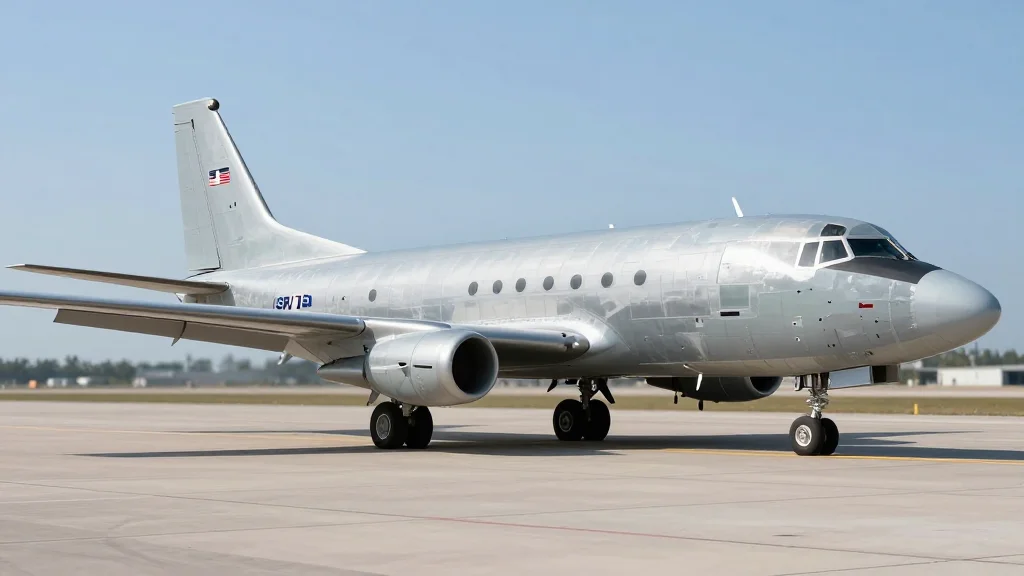 RC‑135 Surveillance Jet Spotted Stripped of Paint