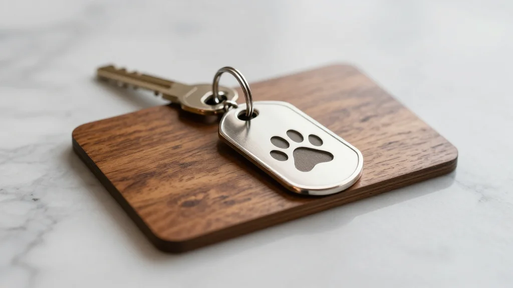 Welcoming Every Guest, Including the Ones with Paws: GCSTIMES Pet-Themed Wooden Key Cards and Paper Card Holders for Hotels &...