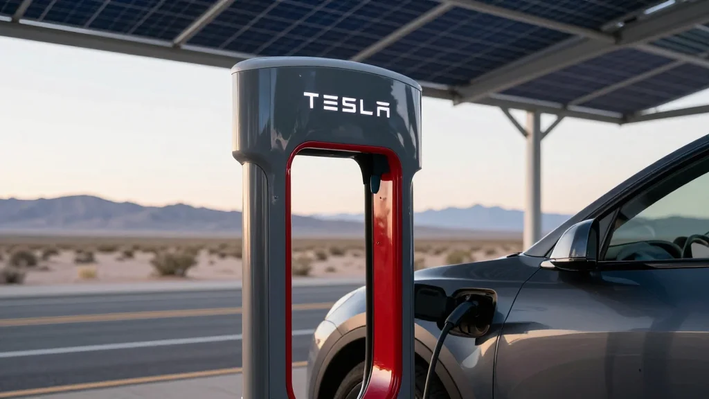 Over 400 Tesla Fast Chargers Planned For New Charging Hub