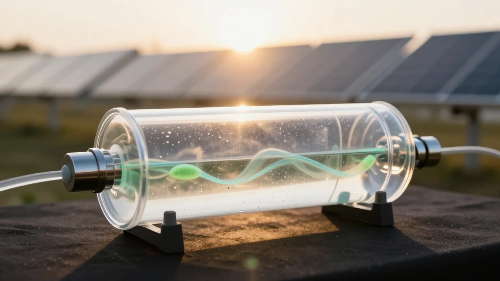 Solar Reactor Turns CO₂ and Sunlight Into Bacterial Biomass, Paving Way for Air‑Based Manufacturing
