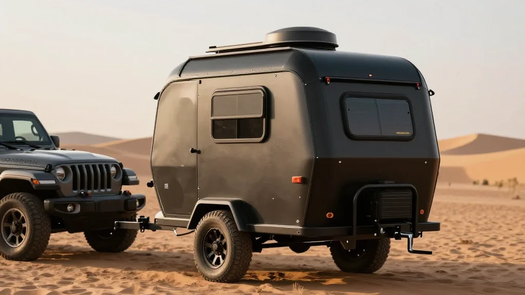 Jeep Sub-Teardrop Tiny Camper Emerges as Steel-on-Steel Adventure Core