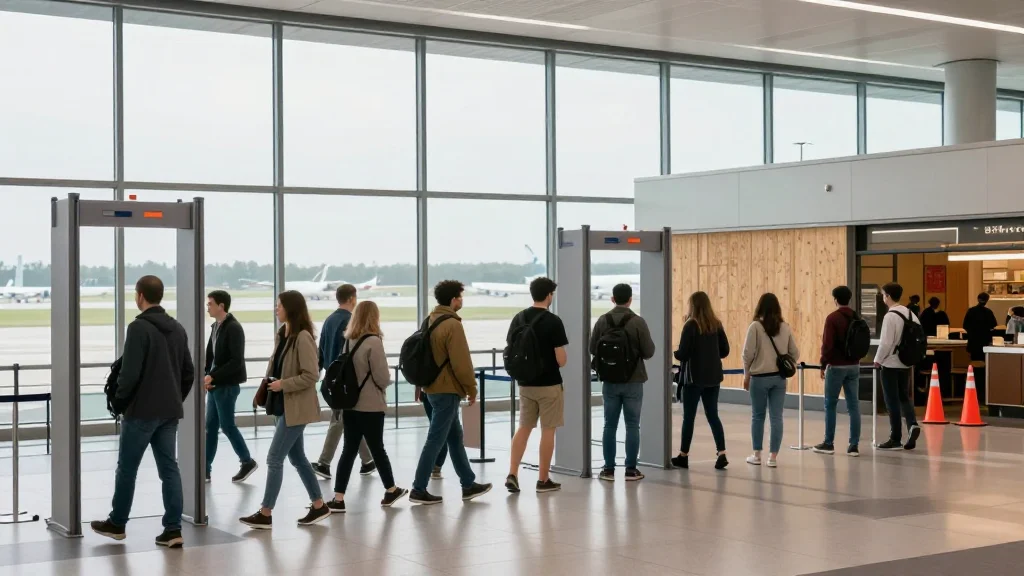 JFK Terminal 5 Shows Decline: Few TSA Bays, Closed Restaurants