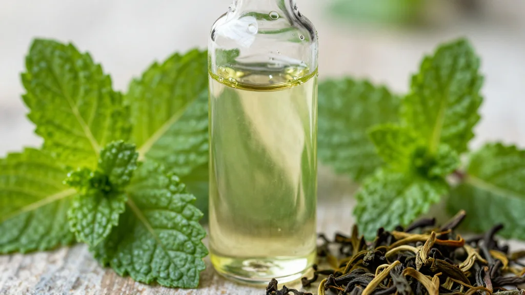 Integrative Phytochemical Profiling and in Silico Nutrigenomic Predictions of Chinese Tea–Saudi Mentha Longifolia Blend Formulations