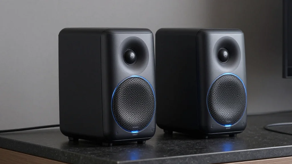 EDIFIER R20BT Brings Triple Inputs and Ambient Lighting to Desktop Audio