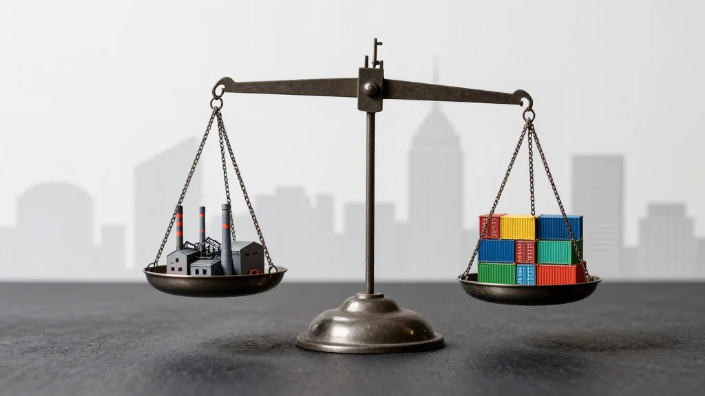 Current Account Deficits Erode Manufacturing, Fuel Protectionist Backlash
