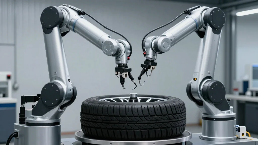 Automated Tire Unveils SmartBay, AI Robot That Changes Tires Without Removing Wheels