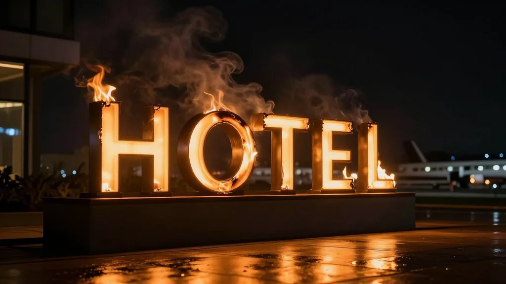 Sheraton Logo Catches Fire At Amsterdam Airport Hotel — Guests Evacuated To The Hilton