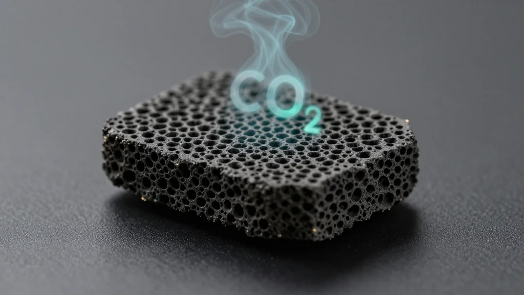 Porous Carbon 'Viciazites' Enable Low‑heat CO₂ Capture, Cutting Costs