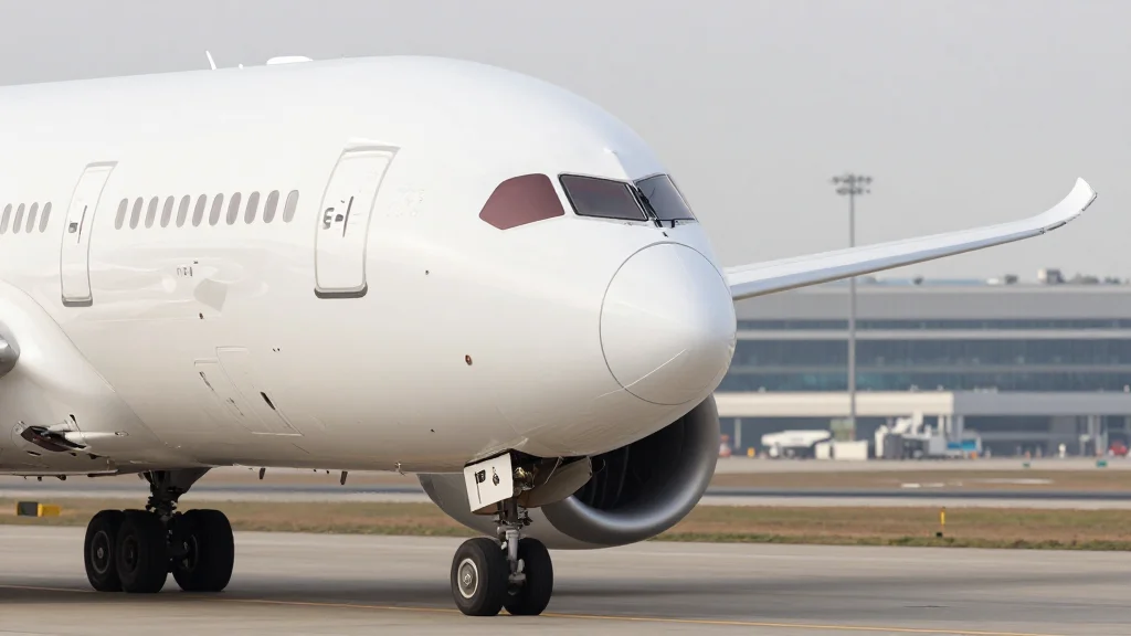 Watch as Near-New Lufthansa 787’s Front Landing Gear Fails at Airport