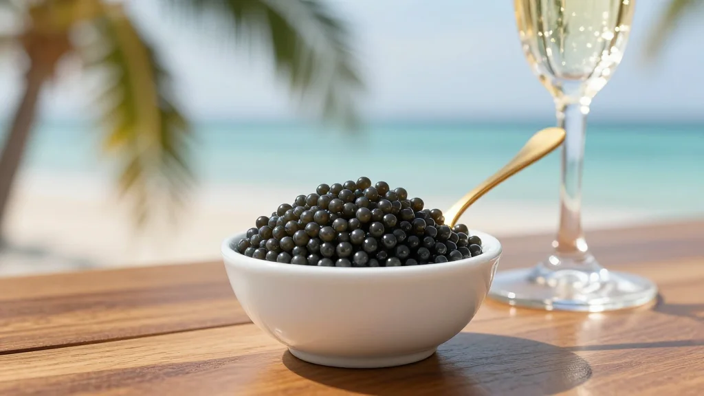Caviar and Cuisine Meet at Hammock Cove Antigua