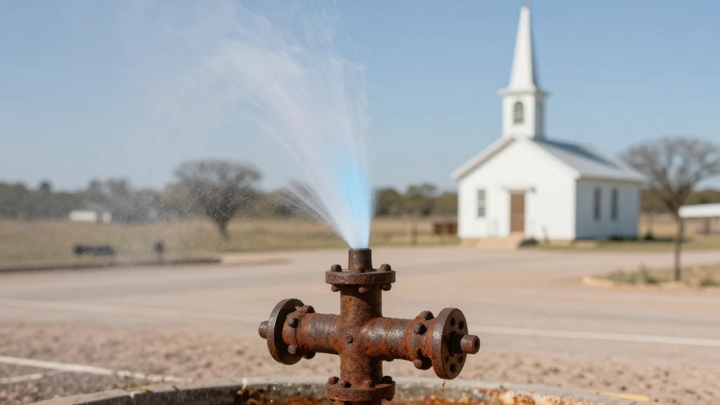 An Oilfield Leak Springs Under a Permian Basin Baptist Church