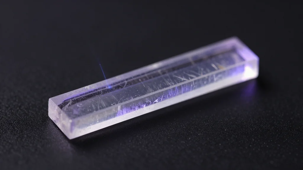 Hybrid MoOCl₂ Crystal Maps Metal‑Glass Duality, Paving Way for Ultra‑Thin AR Lenses