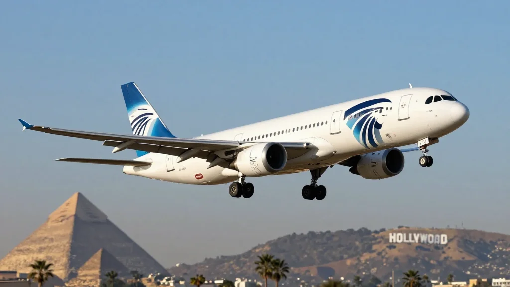 EgyptAir Inaugurates First Direct Cairo‑Los Angeles Route