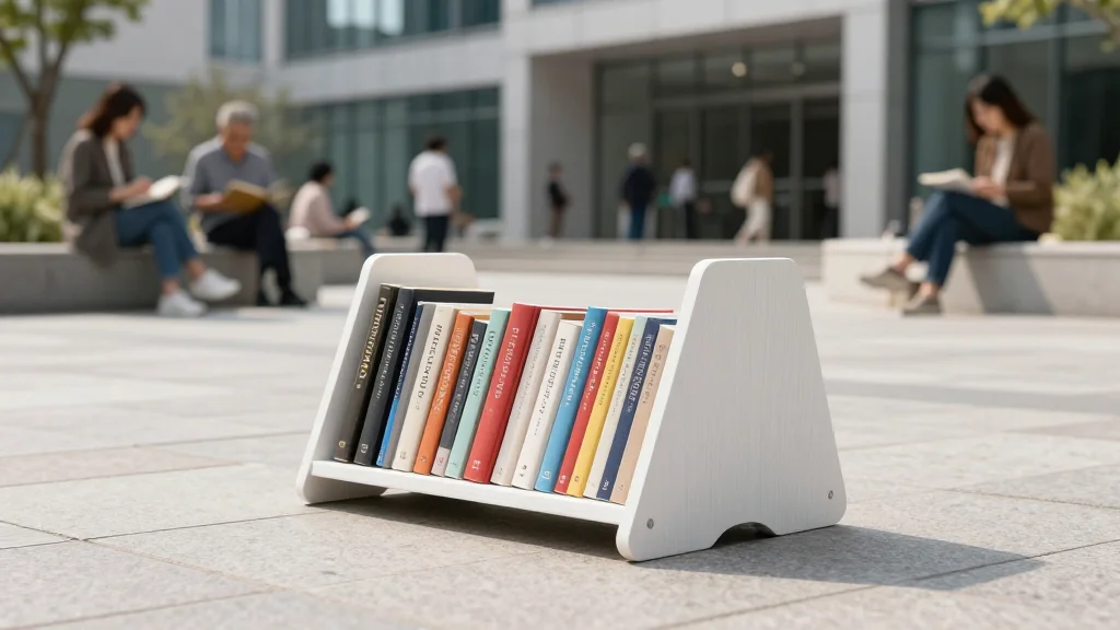 Seoul Outdoor Library Opens Across Plaza, Stream, Gwanghwamun with Free Books