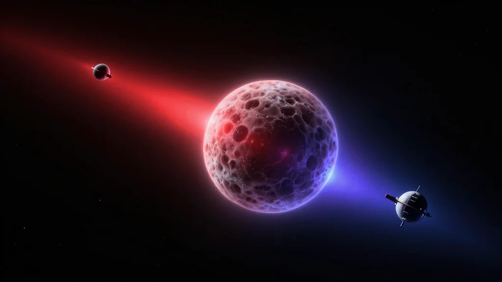 Two Spacecraft Observed Both Hemispheres of Interstellar Comet Simultaneously