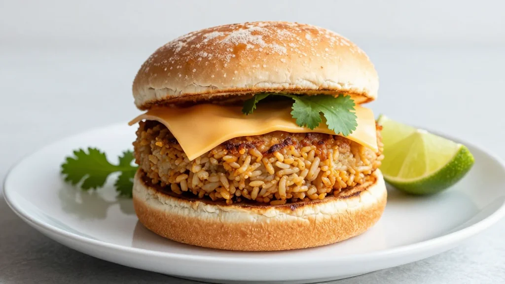 Arroz Con Pollo Burgers