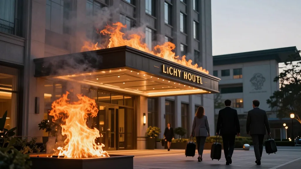 Sheraton Logo Ignites, Guests Evacuated to Hilton