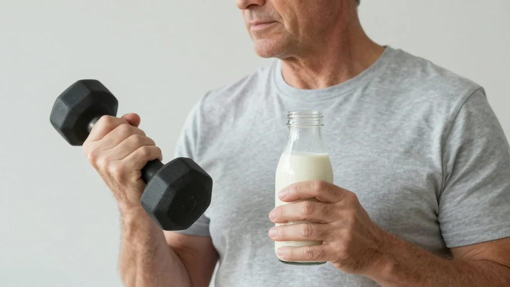 Combined Protein and Resistance Training Boost Strength in Seniors