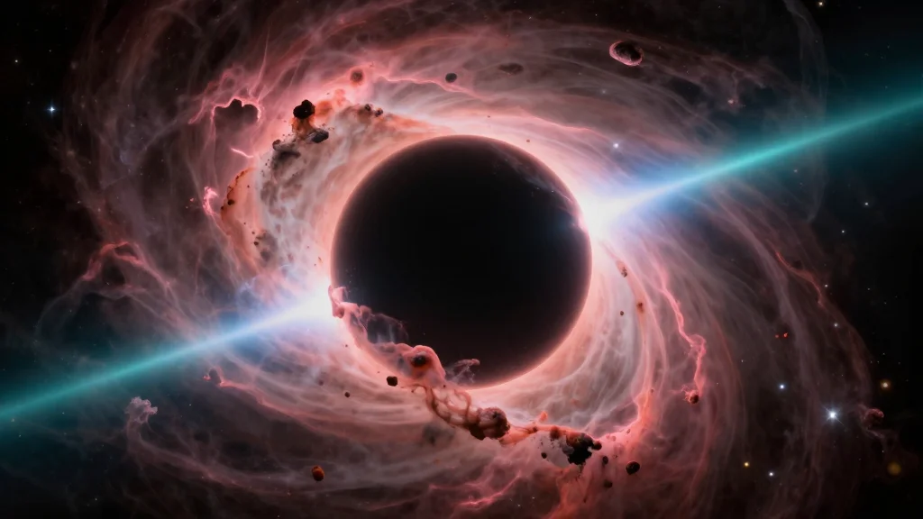 Researchers Use Counterjet to Reveal Clumpy Gas Near a Black Hole