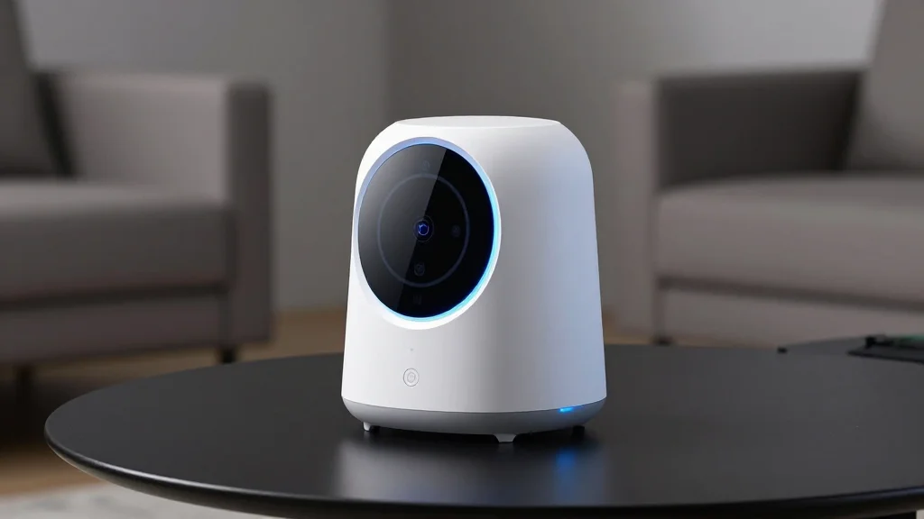 Samsung Unveils Project Luna Robot with Swiveling Circular Screen at Milan Design Week