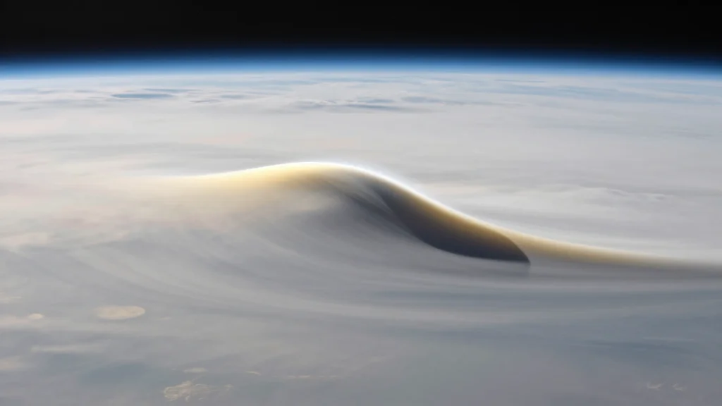 Solar System's Largest Hydraulic Jump Drives Massive Cloud Waves Across Venus