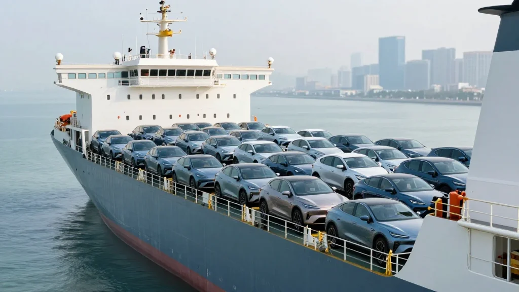 China's Passenger Car Exports Surge Nearly 85% in April as Domestic Sales Slump