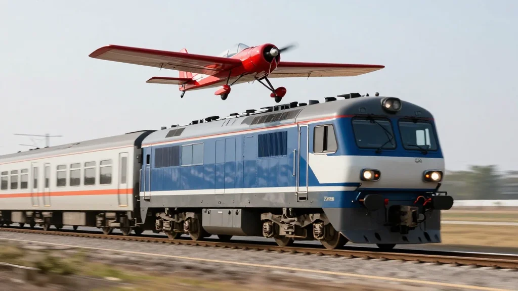 Video: Red Bull Pilot Dario Costa on Train Landing