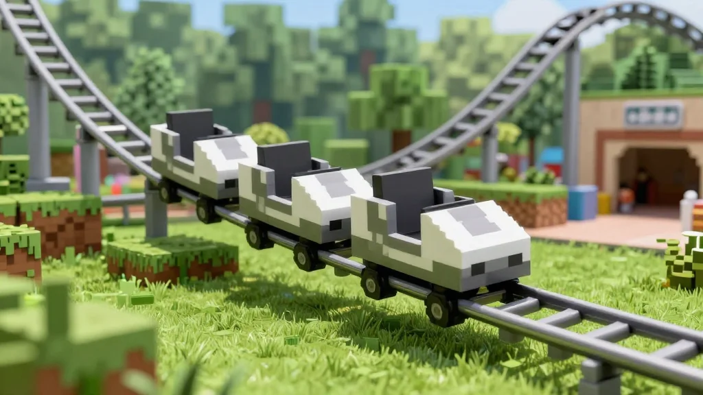Minecraft World to Debut at Chessington in 2027, Featuring First Minecraft Roller Coaster