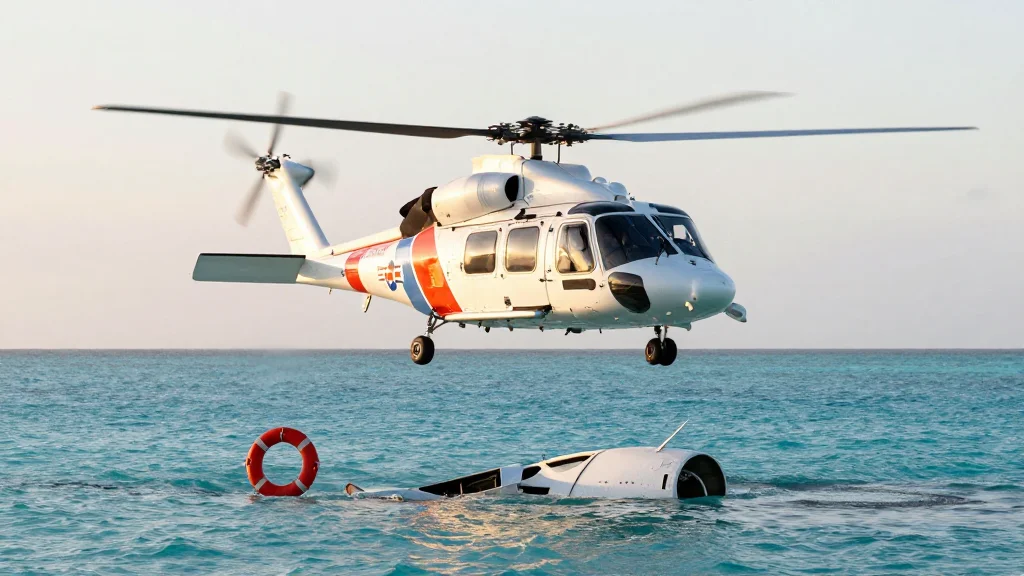 US Coast Guard Rescues 10 Passengers After Beechcraft Crash Off Florida