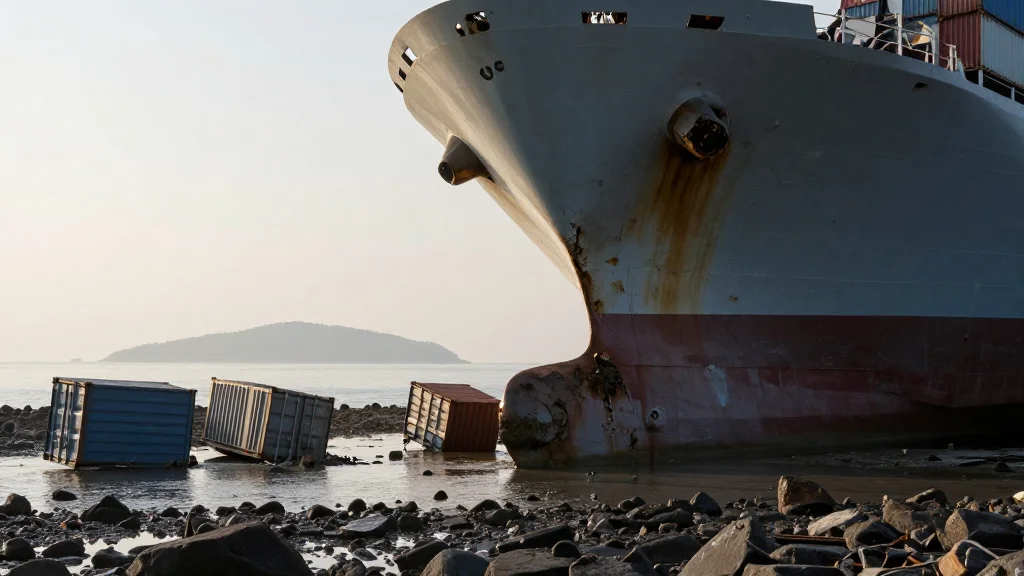 Iran's Own Strikes Leave Shipwreck on Its Coast