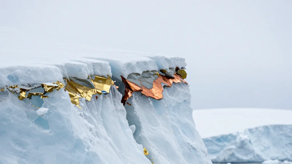 Study Predicts up to 120,000 Sq Km of Ice-Free Antarctica by 2300, Exposing Gold, Copper and Silver