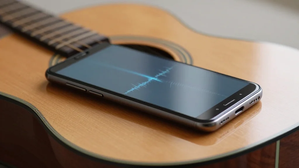 Guitar Tuner that Uses Phone Accelerometer
