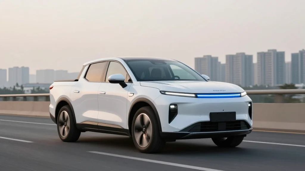 China's EV Trucks Surge as Car Sales Cool, War Boost