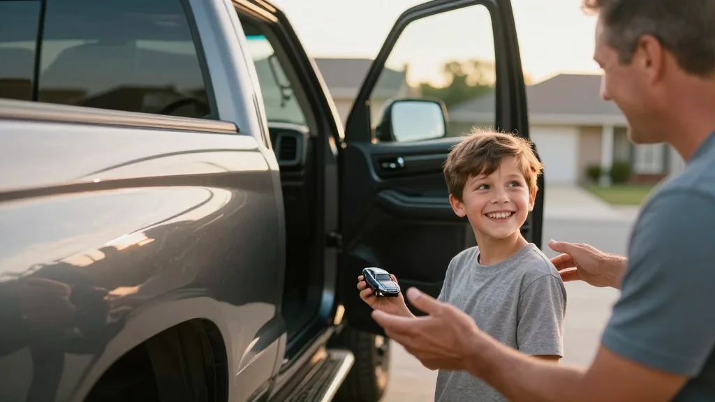 Kid's Honest Sales Pitch: You Already Have a Truck