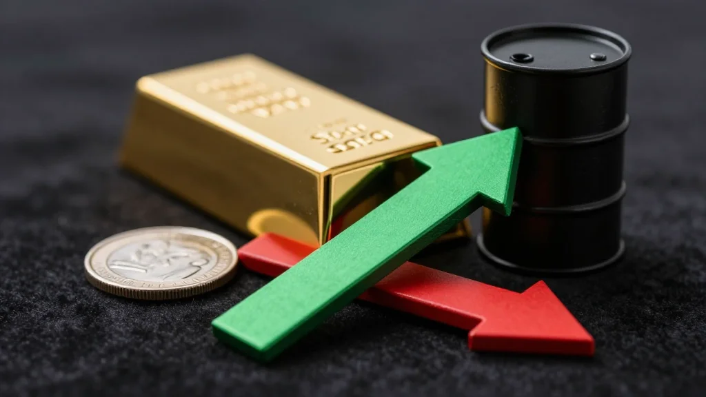 Commodities Surge While Stocks and Crypto Falter