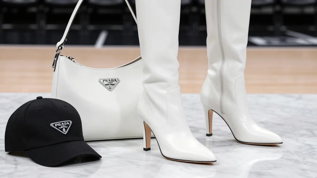 Winnie Harlow Cheers on Fiancé Kyle Kuzma at Bucks Vs. Clippers Game in Chrome Hearts Boots