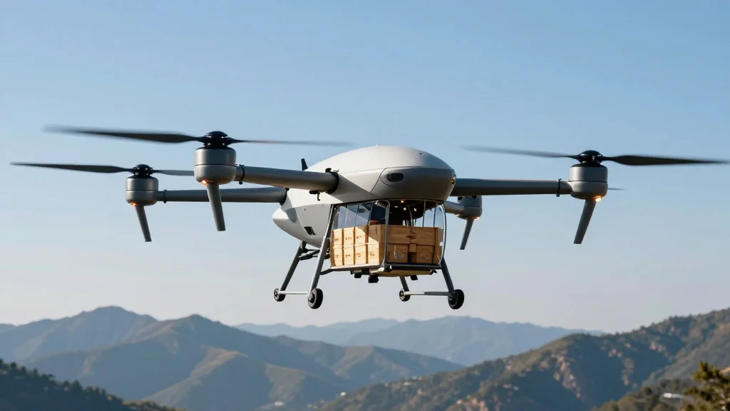 Autonomous 2‑ton Drone Delivers Fresh Tea Across Mountains