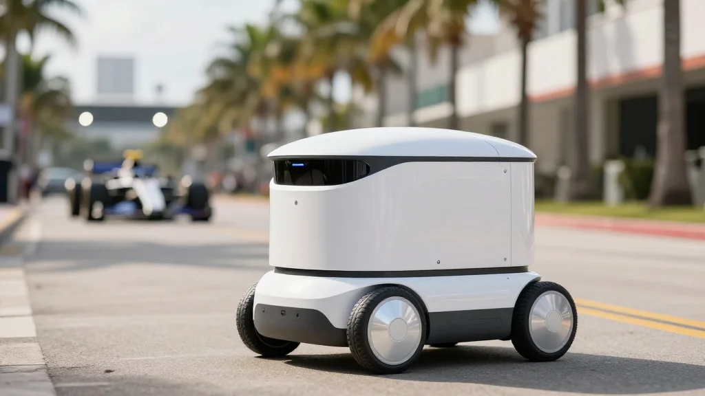 Coco Robotics Unveils Largest Multi-Brand Campaign on Autonomous Miami Delivery Fleet Across F1 Window
